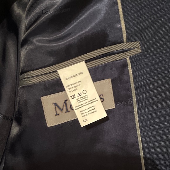 Blue Calvin Klein Mens 2pc suit - Picture 3 of 3